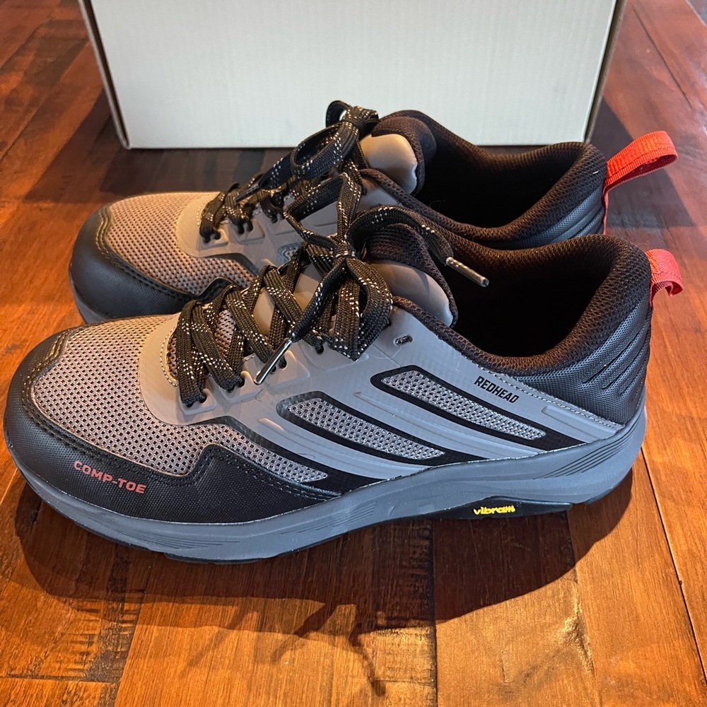RedHead Black and Gray Comp-Toe Sneakers